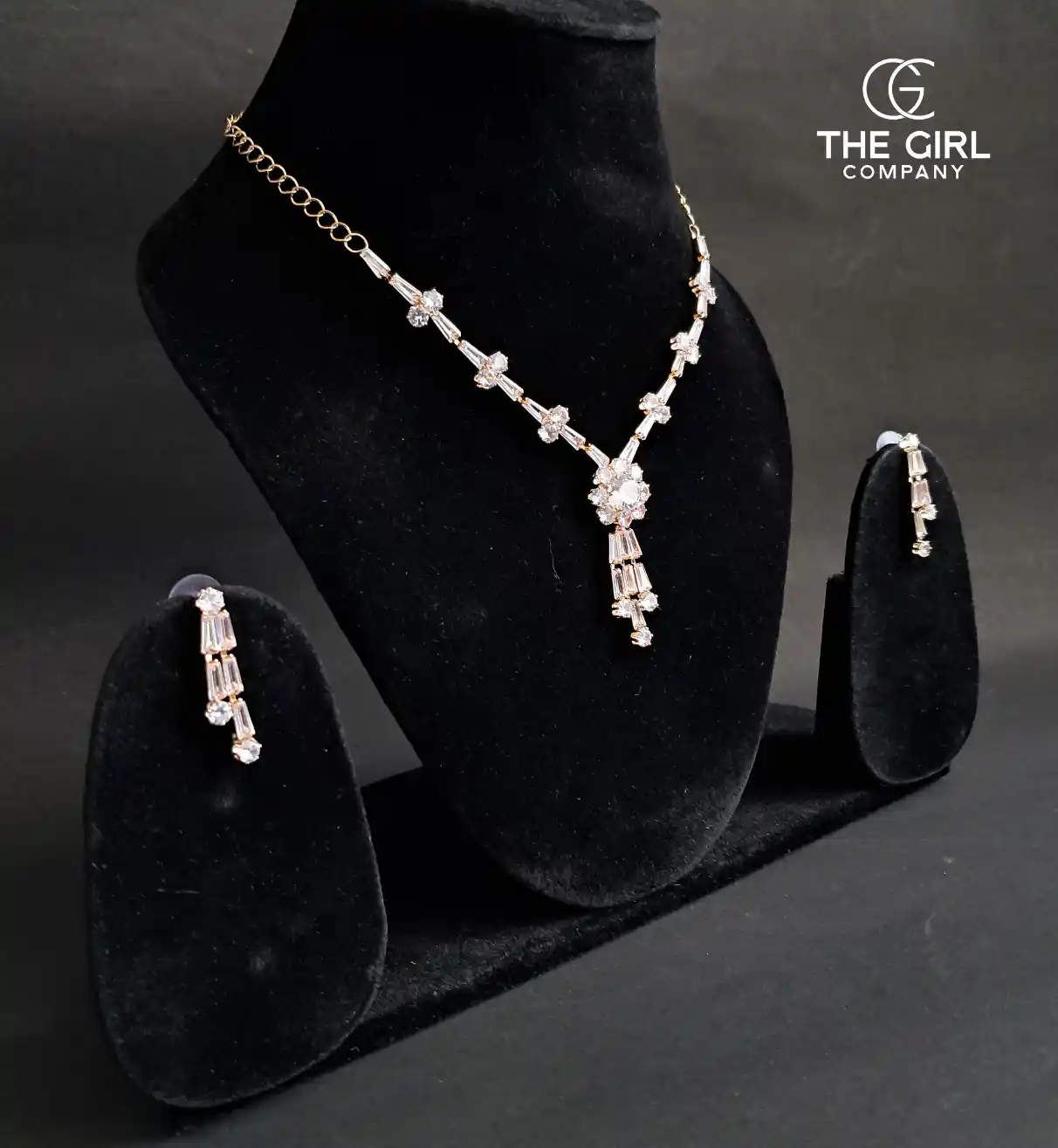 Silver Adriana Zirconia Jewellery Set