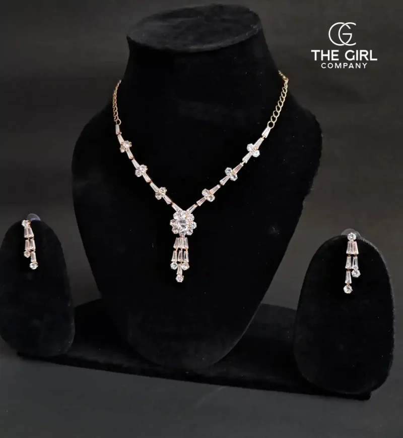 Silver Adriana Zirconia Jewellery Set